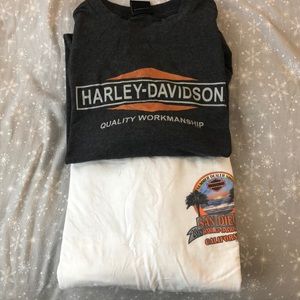 Harley Davidson tee 2pack🍄
